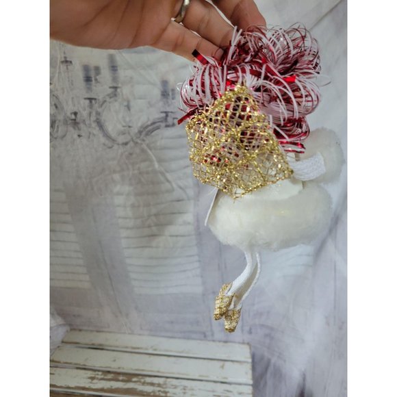 Imagination angel muff ornament handmade Xmas tree - Picture 4 of 6